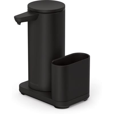 simplehuman - 14 oz. liquid sensor pump with caddy, high-grade steel - Matte Black simplehuman - 14 oz. liquid sensor pump with caddy, high-grade steel - Matte Black