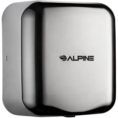 Alpine Industries - Hemlock Commercial Automatic High-Speed 120V Electric Hand Dryer - Chrome Alpine Industries - Hemlock Commercial Automatic High-Speed 120V Electric Hand Dryer - Chrome