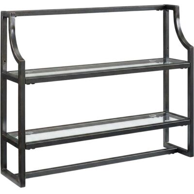 Crosley Furniture - Aimee Bathroom Shelf - Oil-Rubbed Bronze Crosley Furniture - Aimee Bathroom Shelf - Oil-Rubbed Bronze