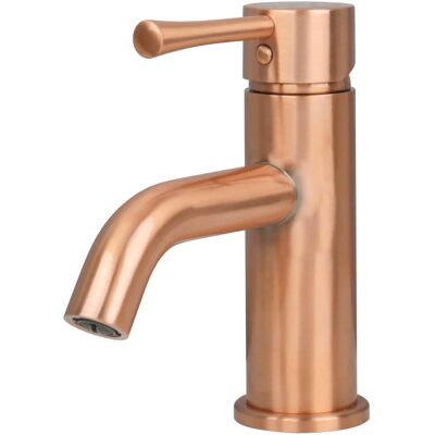 Akicon - Solid Brass Single Handle Bathroom Vessel Faucet Basin Mixer Tap - Copper Akicon - Solid Brass Single Handle Bathroom Vessel Faucet Basin Mixer Tap - Copper