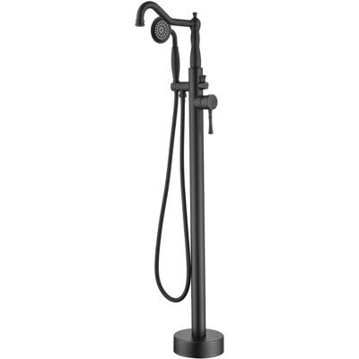 Boyel Living - Freestanding Tub Faucet Solid Brass 4.3GPM Spout 1.8GPM Handheld 360° Swivel cUPC - Matte Black Boyel Living - Freestanding Tub Faucet Solid Brass 4.3GPM Spout 1.8GPM Handheld 360° Swivel cUPC - Matte Black
