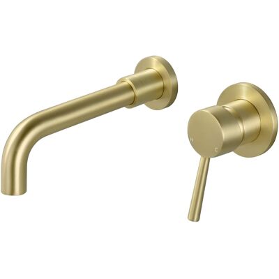 Boyel Living Wall Mount Basin Faucet Single Handle 360° Swivel Spout Boyel Living Wall Mount Basin Faucet Single Handle 360° Swivel Spout