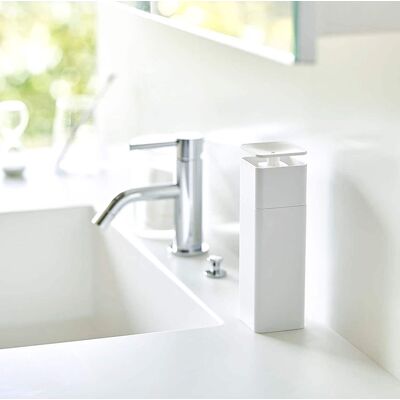 Yamazaki Home - Push Soap Dispenser - White Yamazaki Home - Push Soap Dispenser - White