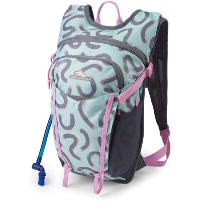 High Sierra - Hydrahike 2.0 8L Youth Hydration Backpack for Hiking - Curious Teal High Sierra - Hydrahike 2.0 8L Youth Hydration Backpack for Hiking - Curious Teal