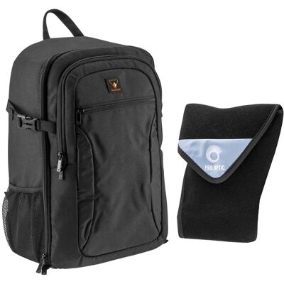 Slinger - Alpine 200 Lightweight Camera Backpack, Bundle with ProOptic 19x19" Lens Wrap Slinger - Alpine 200 Lightweight Camera Backpack, Bundle with ProOptic 19x19" Lens Wrap