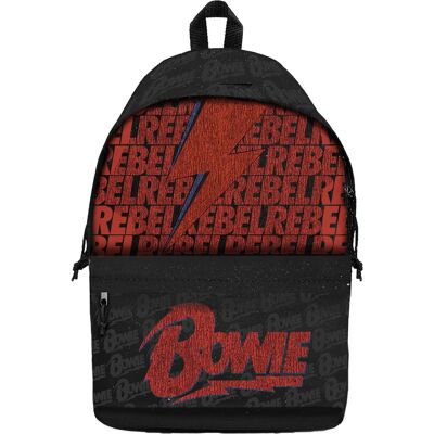 PopMarket - David Bowie - Rocksax - Bowie - Rebel Rebel - Daypack with Laptop Pocket (Black) - Multicolor PopMarket - David Bowie - Rocksax - Bowie - Rebel Rebel - Daypack with Laptop Pocket (Black) - Multicolor