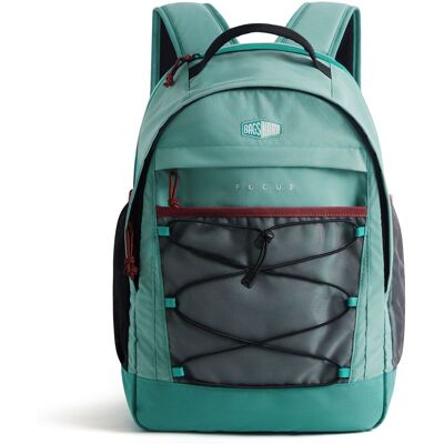Bagsmart - Focus 26L Laptop Backpack Water-Resistant Daypack with 15.6 Inch Laptop & iPad Sleeves for School Work Travel - Green Bagsmart - Focus 26L Laptop Backpack Water-Resistant Daypack with 15.6 Inch Laptop & iPad Sleeves for School Work Travel - Green