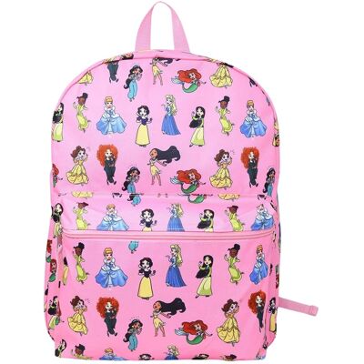 Disney - Princess 16 Inch Backpack - Pink Disney - Princess 16 Inch Backpack - Pink