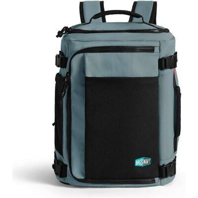 Bagsmart - Blast 38L Mesh Travel Backpack with Breathable Compartment, Lightweight Outdoor Daypack for Hiking, Commuting & Sports - Green Bagsmart - Blast 38L Mesh Travel Backpack with Breathable Compartment, Lightweight Outdoor Daypack for Hiking, Commuting & Sports - Green
