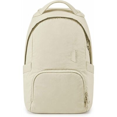 Bagsmart - Zoraesque Laptop Backpack Fits 13" Computer, 14L Featherlight School Bookbag Casual Daypack for Women Men Travel - Cream Bagsmart - Zoraesque Laptop Backpack Fits 13" Computer, 14L Featherlight School Bookbag Casual Daypack for Women Men Travel - Cream