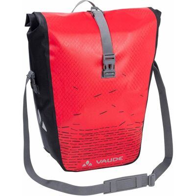VAUDE - Aqua Back Print Single Bike Bag - Red/Black VAUDE - Aqua Back Print Single Bike Bag - Red/Black