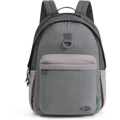 Bagsmart - Crush 18L Backpack, Featherlight Eco Nylon Daypack with Padded 14" Laptop Compartment for Commute, Gym & Travel - Zinc Bagsmart - Crush 18L Backpack, Featherlight Eco Nylon Daypack with Padded 14" Laptop Compartment for Commute, Gym & Travel - Zinc
