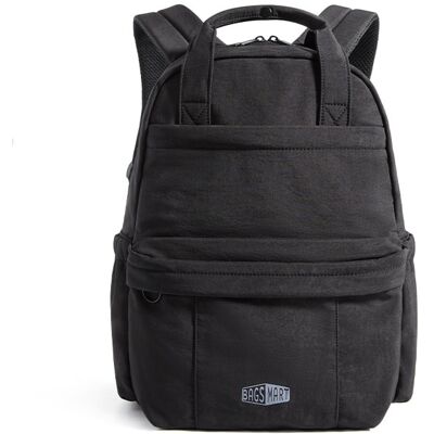 Bagsmart - Lightweight Unisex Casual Backpack, Water-Resistant Daypack Bookbag for 14-15 Inch Laptop, Travel Work Commuter - Black Bagsmart - Lightweight Unisex Casual Backpack, Water-Resistant Daypack Bookbag for 14-15 Inch Laptop, Travel Work Commuter - Black