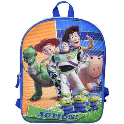 Disney - Toy Story 5 with the quote "Takin' Action" 15" Blue School and Travel Backpack ages 3+ - Assorted Pre-Pack Disney - Toy Story 5 with the quote "Takin' Action" 15" Blue School and Travel Backpack ages 3+ - Assorted Pre-Pack