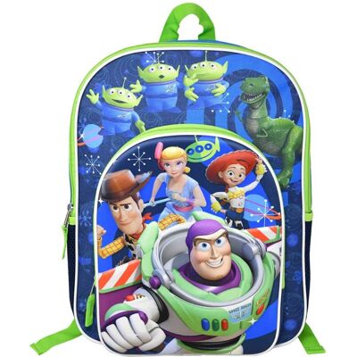 Disney - Toy Story Nylon Blue Kids 16" School Backpack for Girls and Boys ages 3+ - Assorted Pre-Pack Disney - Toy Story Nylon Blue Kids 16" School Backpack for Girls and Boys ages 3+ - Assorted Pre-Pack