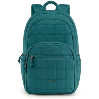 Bagsmart - College Backpack, Lightweight Bookbag with 15.6 inch Laptop Compartment, Fashion Daypack for Casual Work Commuter - Green Bagsmart - College Backpack, Lightweight Bookbag with 15.6 inch Laptop Compartment, Fashion Daypack for Casual Work Commuter - Green