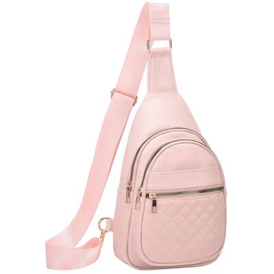 Unique Bargains - Crossbody Bags for Women Men Leather Sling Bag Cross Body Backpack for Women Casual Chest Bag Daypack for Travel Hiking - Pink Unique Bargains - Crossbody Bags for Women Men Leather Sling Bag Cross Body Backpack for Women Casual Chest Bag Daypack for Travel Hiking - Pink