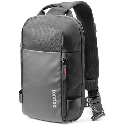 tomtoc - Navigator-T24 One Shoulder Backpack Crossbody EDC Daypack Sling Bag Chest Shoulder Bag, Water-resistant XS - Black tomtoc - Navigator-T24 One Shoulder Backpack Crossbody EDC Daypack Sling Bag Chest Shoulder Bag, Water-resistant XS - Black