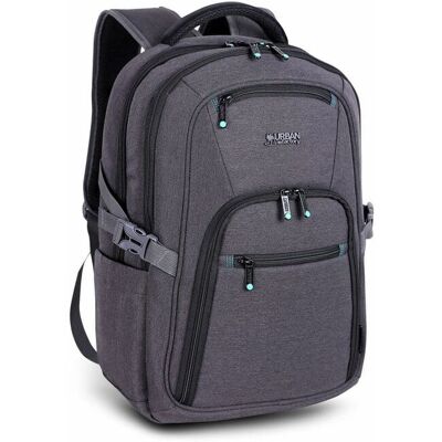 Urban Factory - HEAVEE GREEN Carrying Case (Backpack) for 10.5" to 14.1" Notebook - Dark Gray - Water Resistant, Shock - Charcoal Gray Urban Factory - HEAVEE GREEN Carrying Case (Backpack) for 10.5" to 14.1" Notebook - Dark Gray - Water Resistant, Shock - Charcoal Gray