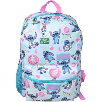 Bioworld Disney Stitch 16" All over print Kids Backpack, with Front Pocket & Side Mesh - Assorted Pre-Pack Bioworld Disney Stitch 16" All over print Kids Backpack, with Front Pocket & Side Mesh - Assorted Pre-Pack