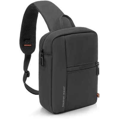 Sharper Image - Crossbody Bag, Water Resistant Sling Backpack, Daypack Chest Bag for Travel, Hiking, Outdoor - Black Sharper Image - Crossbody Bag, Water Resistant Sling Backpack, Daypack Chest Bag for Travel, Hiking, Outdoor - Black