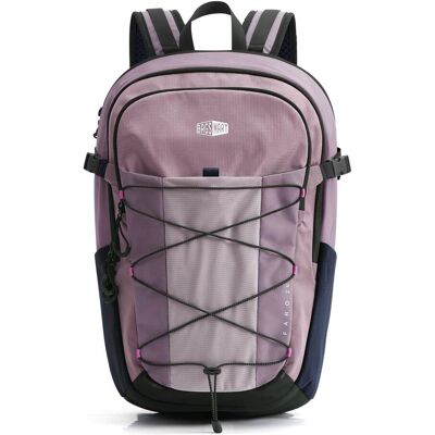 Bagsmart - Faro 22L Daypack, Water-Repellent Backpack with 15" Laptop Compartment for Work, Campus & Commuting - Purple Bagsmart - Faro 22L Daypack, Water-Repellent Backpack with 15" Laptop Compartment for Work, Campus & Commuting - Purple