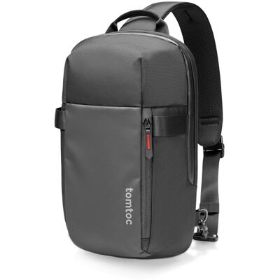 tomtoc - Navigator-T24 One Shoulder Backpack Crossbody EDC Daypack Sling Bag Chest Shoulder Bag, Water-resistant S - Black tomtoc - Navigator-T24 One Shoulder Backpack Crossbody EDC Daypack Sling Bag Chest Shoulder Bag, Water-resistant S - Black
