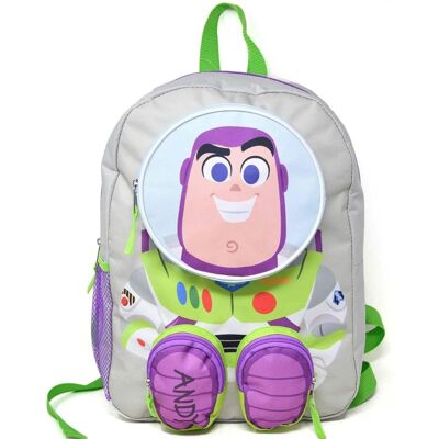 Toy Story - Disney Toy Story's Buzz Lightyear 3D Nylon Kids Bookbag, 16" School Backpack for Kids ages 3+ - Assorted Pre-Pack Toy Story - Disney Toy Story's Buzz Lightyear 3D Nylon Kids Bookbag, 16" School Backpack for Kids ages 3+ - Assorted Pre-Pack