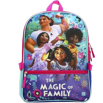 Disney - Encanto Magic of Family 16 Inch Kids Backpack - Blue Disney - Encanto Magic of Family 16 Inch Kids Backpack - Blue