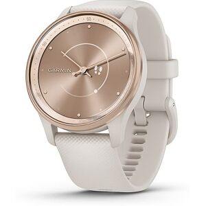 Garmin - vívomove Trend Hybrid Smartwatch 40 mm Fiber-Reinforced Polymer - Peach Gold Stainless Steel with Ivory Band - (2023) Garmin - vívomove Trend Hybrid Smartwatch 40 mm Fiber-Reinforced Polymer - Peach Gold Stainless Steel with Ivory Band - (2023)