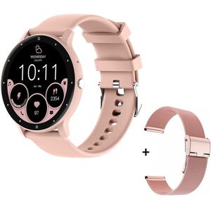 SKRAN - 1.28" TFT HD Screen Smart Watch with Bluetooth Calling - Blood Pressure, Heart Rate,Sleep Monitoring -Silicone+Steel - Pink - (2026) SKRAN - 1.28" TFT HD Screen Smart Watch with Bluetooth Calling - Blood Pressure, Heart Rate,Sleep Monitoring -Silicone+Steel - Pink - (2026)