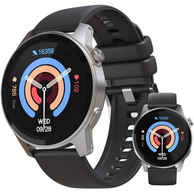 HyperGear - Activ8 1.4" AMOLED Smartwatch, Bluetooth, Health, 120+ Modes, IP67 - Black - (2024) HyperGear - Activ8 1.4" AMOLED Smartwatch, Bluetooth, Health, 120+ Modes, IP67 - Black - (2024)