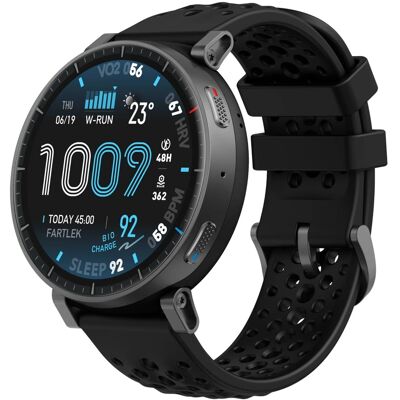 Amazfit - Active Max Smartwatch 48mm Silicone - Black - (2025) Amazfit - Active Max Smartwatch 48mm Silicone - Black - (2025)