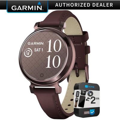 Garmin - Lily 2 Classic Bronze with Mulberry Band Smartwatch + 2 Year Warranty - Dark Bronze with Mulberry Leather Band - (2024) Garmin - Lily 2 Classic Bronze with Mulberry Band Smartwatch + 2 Year Warranty - Dark Bronze with Mulberry Leather Band - (2024)