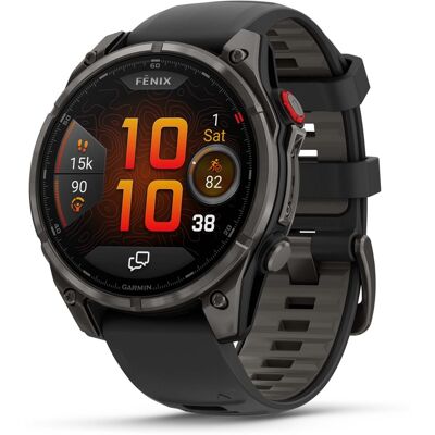 Garmin - fēnix 8 Pro AMOLED Sapphire GPS Smartwatch 47mm Fiber-reinforced polymer - Carbon Gray DLC Titanium - (2025) Garmin - fēnix 8 Pro AMOLED Sapphire GPS Smartwatch 47mm Fiber-reinforced polymer - Carbon Gray DLC Titanium - (2025)