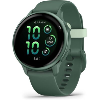 Garmin - vívoactive 6 GPS Smartwatch 42 mm Fiber-reinforced polymer - Metallic Jasper Green with Jasper Green Band - (2025) Garmin - vívoactive 6 GPS Smartwatch 42 mm Fiber-reinforced polymer - Metallic Jasper Green with Jasper Green Band - (2025)