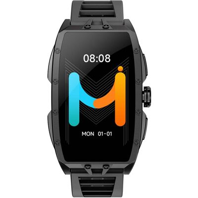 IMIKI - MB1 Smartwatch with Fitness Tracker, 1.64” AMOLED Display, 1ATM Waterproof, Bluetooth Calls, Sleep Monitor - Black - (2025) IMIKI - MB1 Smartwatch with Fitness Tracker, 1.64” AMOLED Display, 1ATM Waterproof, Bluetooth Calls, Sleep Monitor - Black - (2025)