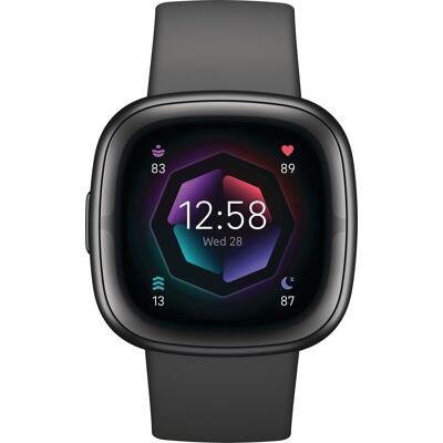 Google - Fitbit Sense 2 Advanced Health Smartwatch - Works with Android and iOS - Graphite - (2022) Google - Fitbit Sense 2 Advanced Health Smartwatch - Works with Android and iOS - Graphite - (2022)