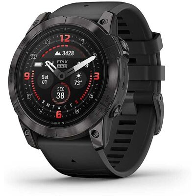 Garmin - epix Pro (Gen 2) Sapphire Edition 51mm Fiber-Reinforced Polymer - Carbon Gray DLC Titanium with Black Band - (2024) Garmin - epix Pro (Gen 2) Sapphire Edition 51mm Fiber-Reinforced Polymer - Carbon Gray DLC Titanium with Black Band - (2024)