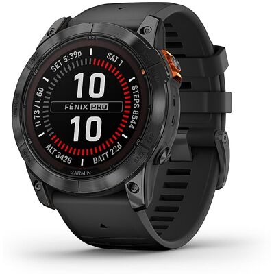 Garmin - fenix 7X Pro Solar GPS Smartwatch 51 mm Fiber-reinforced polymer - Slate Gray - (2023) Garmin - fenix 7X Pro Solar GPS Smartwatch 51 mm Fiber-reinforced polymer - Slate Gray - (2023)