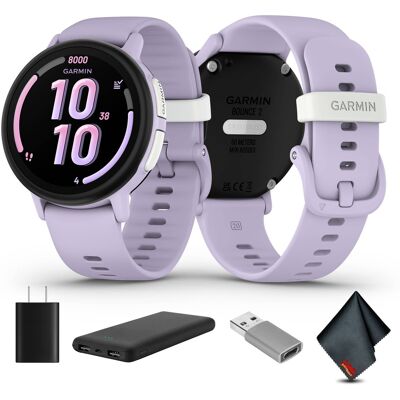Bundle - Garmin - Bounce 2, Kids Smartwatch, Light Purple, USB (USA) ADAPTERS - Purple - (2025) Bundle - Garmin - Bounce 2, Kids Smartwatch, Light Purple, USB (USA) ADAPTERS - Purple - (2025)