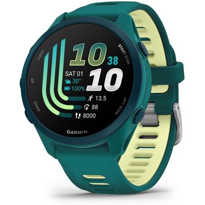 Garmin - Forerunner 170 Music GPS Smartwatch 43 mm Fiber-Reinforced polymer - Teal Green/Citron - (2026) Garmin - Forerunner 170 Music GPS Smartwatch 43 mm Fiber-Reinforced polymer - Teal Green/Citron - (2026)