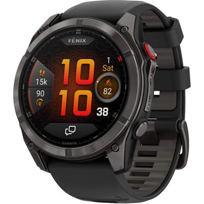Garmin - fēnix 8 Pro AMOLED Sapphire GPS Smartwatch 51mm Fiber-reinforced polymer - Carbon Gray DLC Titanium - (2025) Garmin - fēnix 8 Pro AMOLED Sapphire GPS Smartwatch 51mm Fiber-reinforced polymer - Carbon Gray DLC Titanium - (2025)