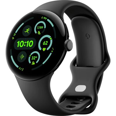 Google - Pixel Watch 3 (45mm) Smartwatch with Obsidian Band - LTE - Matte Black - (2024) Google - Pixel Watch 3 (45mm) Smartwatch with Obsidian Band - LTE - Matte Black - (2024)