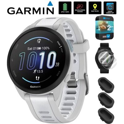 Garmin - Forerunner 165 Smart Sport Watch, Mist Gray +Whitestone + 2 Year Extended Warranty Bundle - Gray/Whitestone - (2024) Garmin - Forerunner 165 Smart Sport Watch, Mist Gray +Whitestone + 2 Year Extended Warranty Bundle - Gray/Whitestone - (2024)