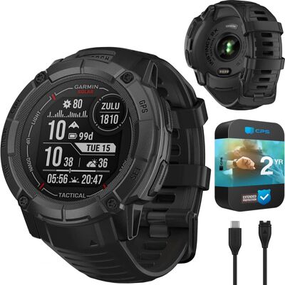 Garmin - Instinct 2X Solar GPS Smartwatch Tactical Edition Black + 2 Year Warranty - Black - (2023) Garmin - Instinct 2X Solar GPS Smartwatch Tactical Edition Black + 2 Year Warranty - Black - (2023)