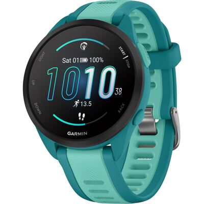 Garmin - Forerunner 165 Music GPS Smartwatch 43 mm Fiber-Reinforced Polymer - Turquoise/Aqua - (2024) Garmin - Forerunner 165 Music GPS Smartwatch 43 mm Fiber-Reinforced Polymer - Turquoise/Aqua - (2024)