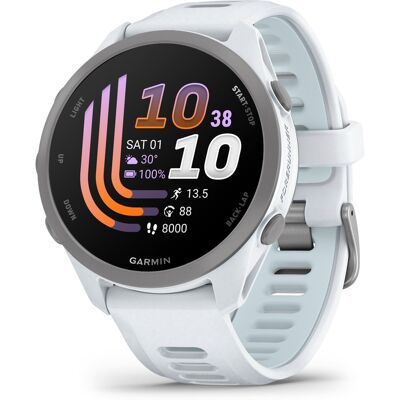 Garmin - Forerunner 170 Music GPS Smartwatch 43 mm Fiber-Reinforced polymer - Whitestone/Cloud Blue - (2026) Garmin - Forerunner 170 Music GPS Smartwatch 43 mm Fiber-Reinforced polymer - Whitestone/Cloud Blue - (2026)