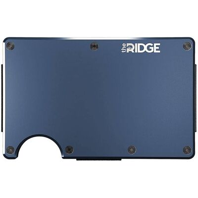 The Ridge Wallet - Aluminum: Cash Strap - Navy The Ridge Wallet - Aluminum: Cash Strap - Navy