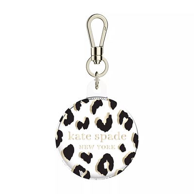 kate spade new york - Keychain Holder for Apple Airtag - City Leopard kate spade new york - Keychain Holder for Apple Airtag - City Leopard